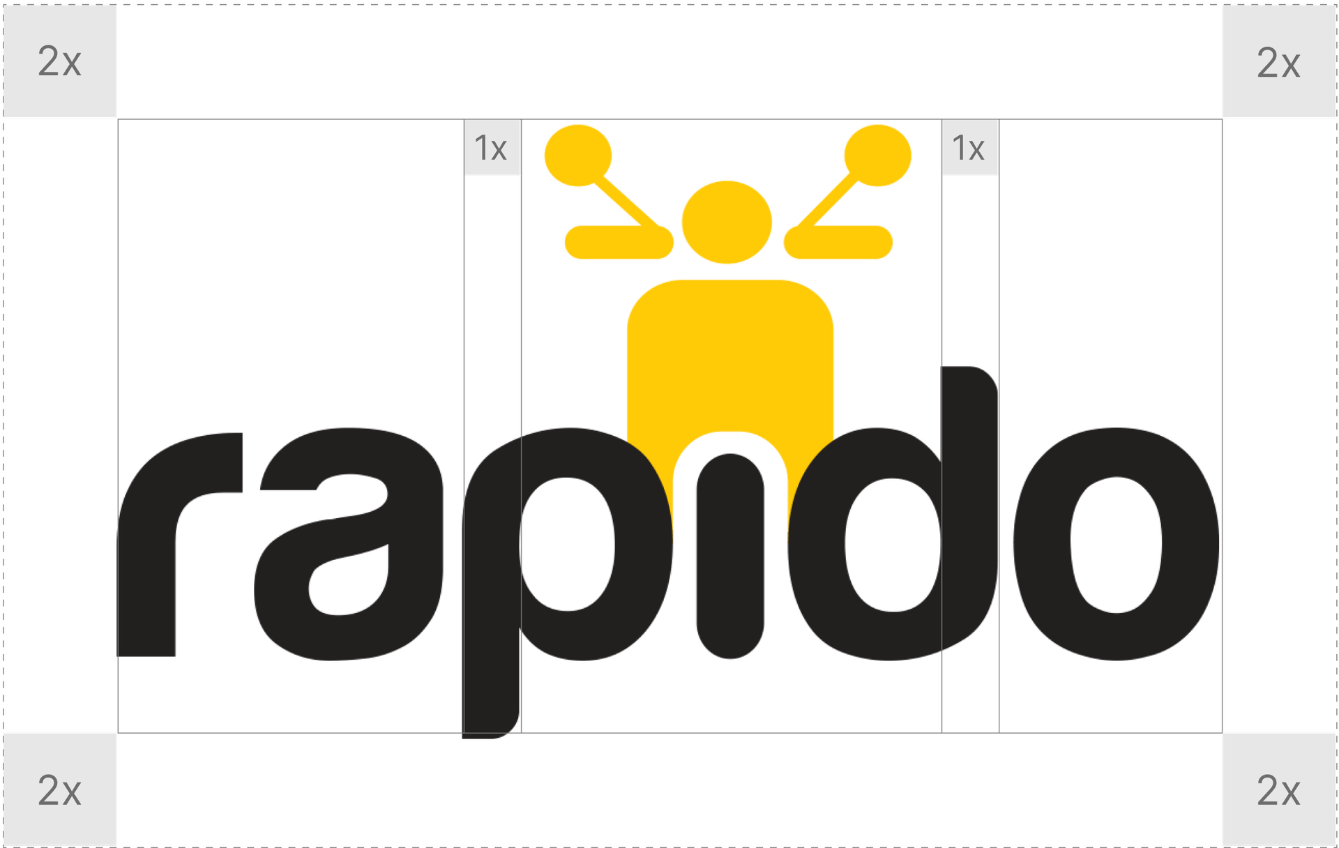 rapido logo progression